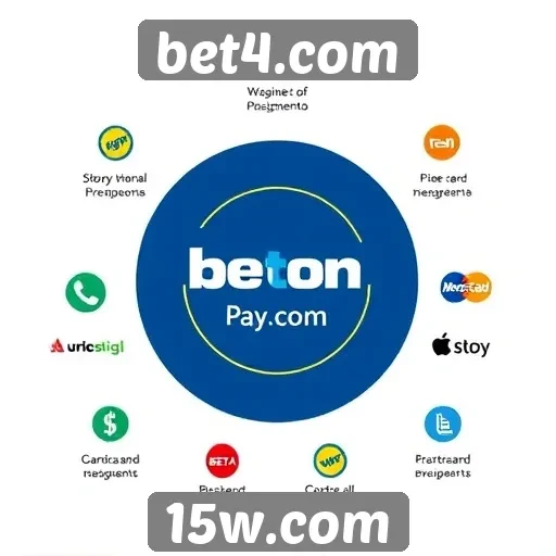 Avaliação das opções de pagamento no site bet4.com